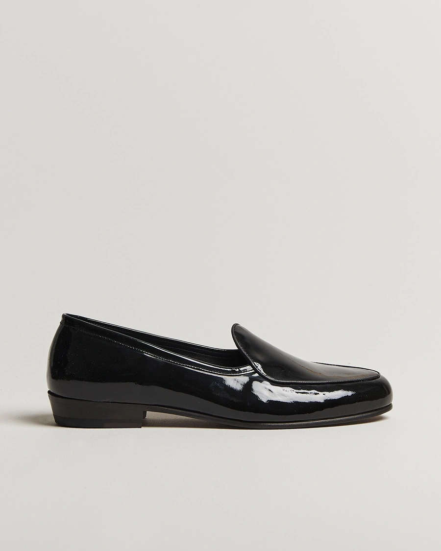 Myrqvist Ängby Patent Loafer Black – Musta