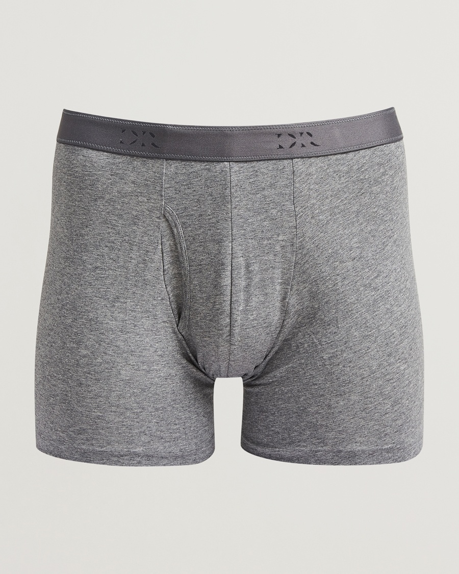 Derek Rose Pima Cotton Stretch Trunk Charcoal – Harmaa