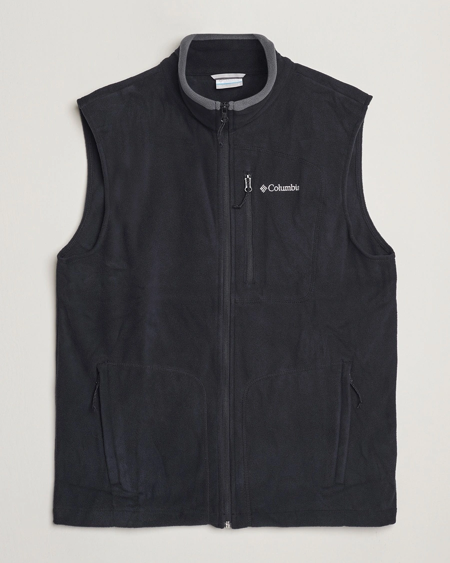 Columbia Fast Trek Full Zip Fleece Vest Black – Musta