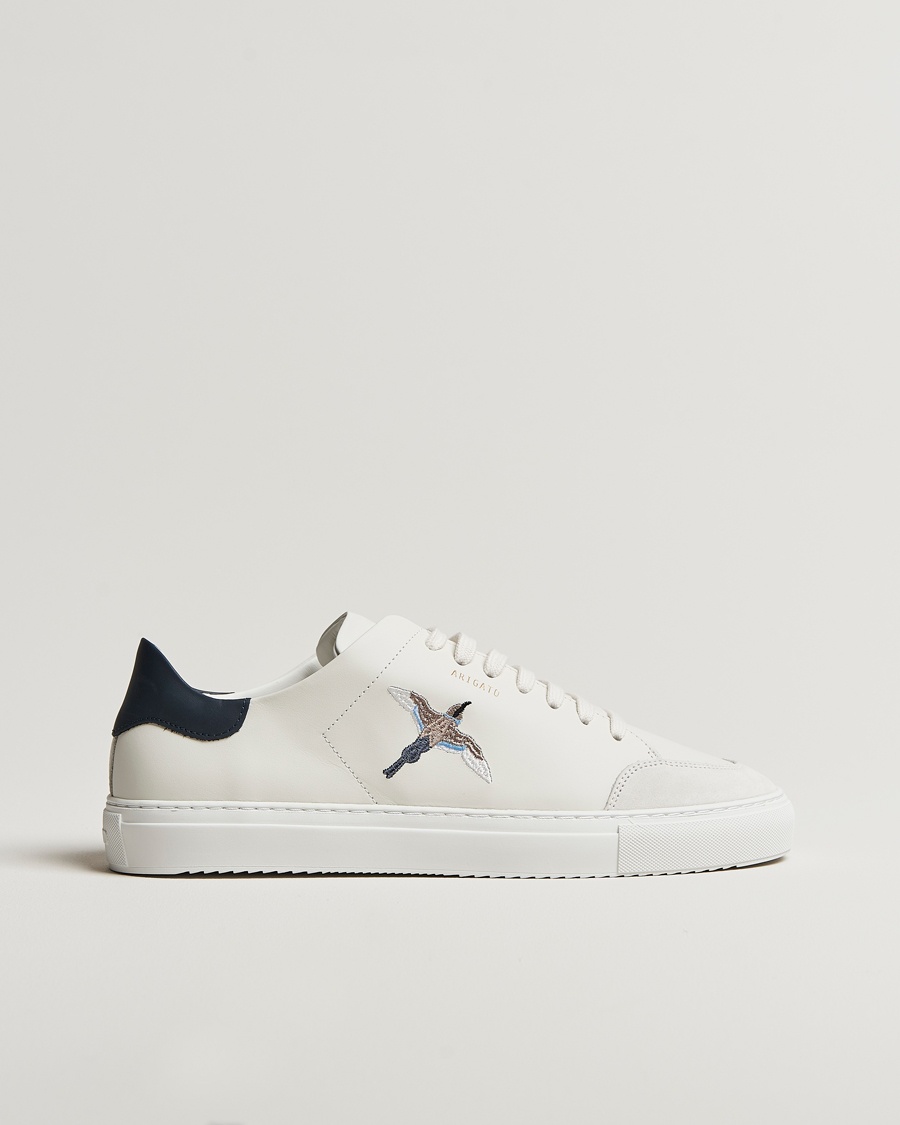 Axel Arigato Clean 90 Bee Bird Sneaker White/Dark Blue – Valkoinen