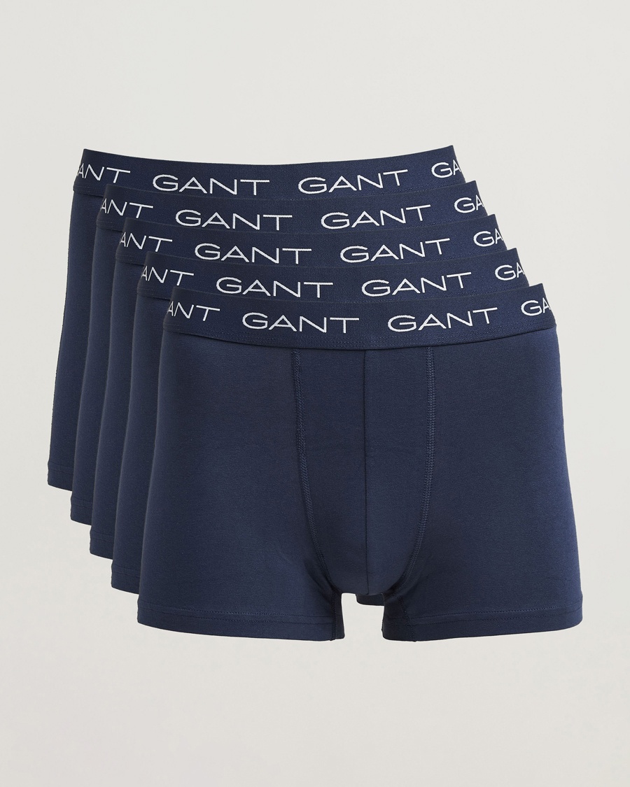 Gant 5-Pack Trunks Marine – Sininen