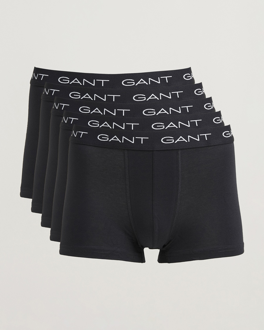 Gant 5-Pack Trunks Black – Musta