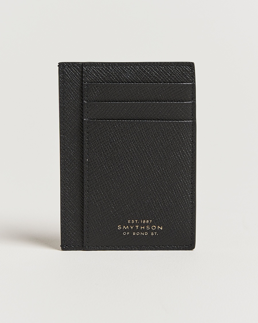Smythson Panama 773 Cardholder Black – Musta