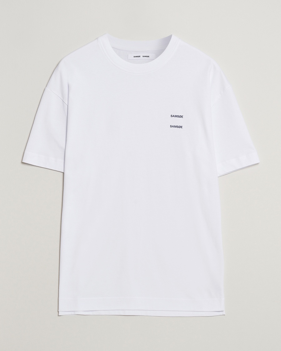 Samsøe Samsøe Joel Organic Cotton T-Shirt White – Valkoinen