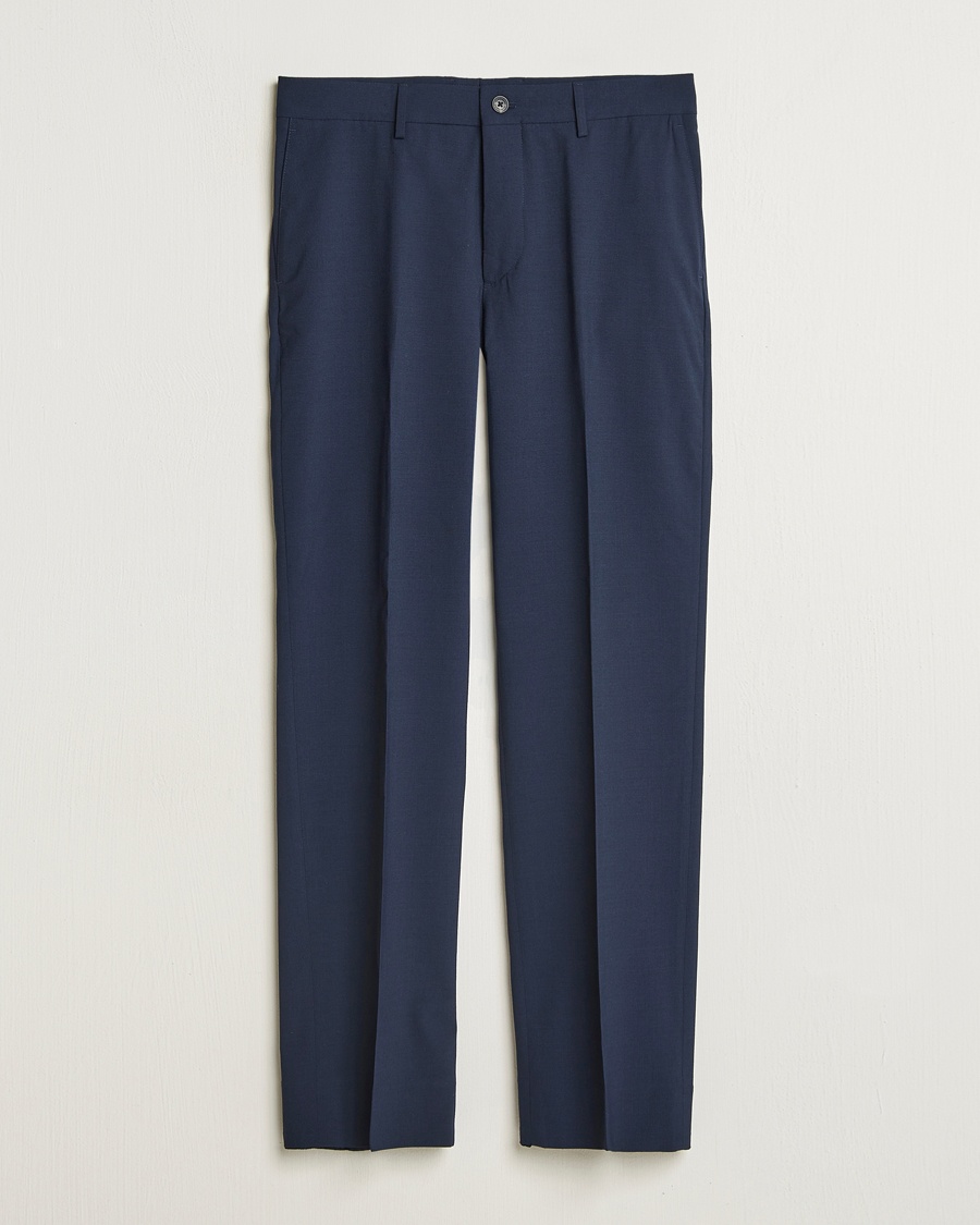 J.Lindeberg Gabi Drape Wool Pants Navy – Sininen