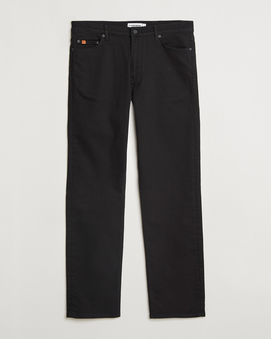 J.Lindeberg Cody Reg Jeans Stay Black – Musta