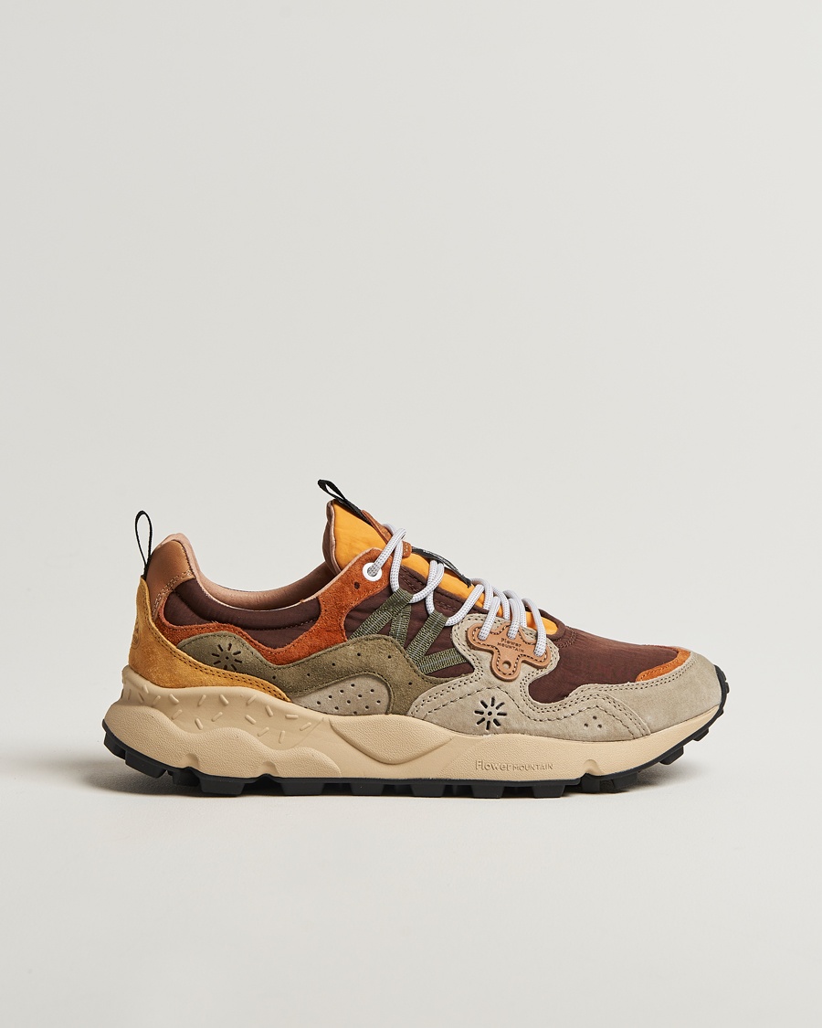 Flower Mountain Yamano 3 Suede/Nylon Sneaker Olive – Vihreä