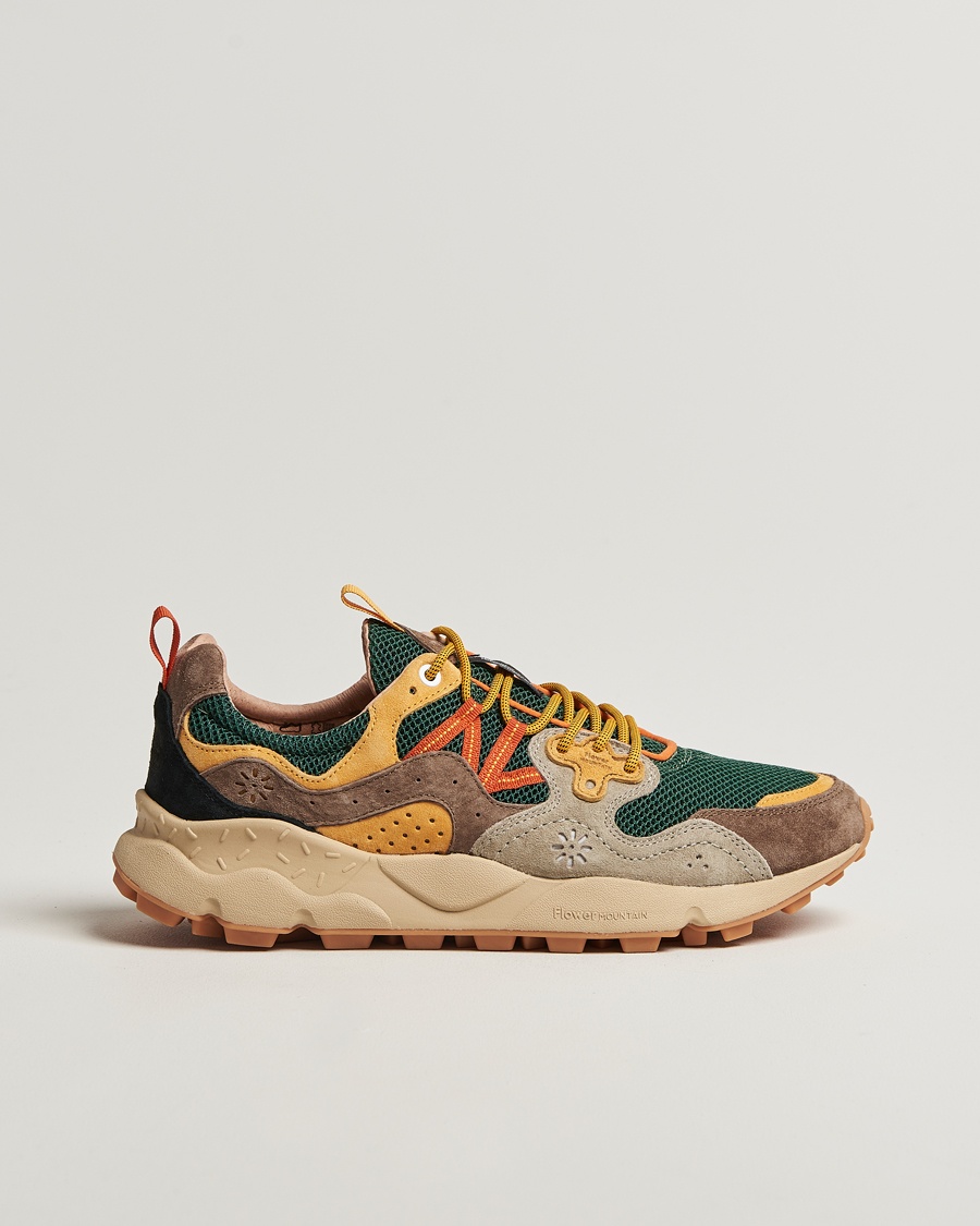 Flower Mountain Yamano 3 Suede/Nylon Mesh Sneaker Multi – Monivärinen