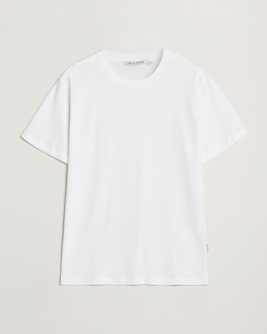 Tiger of Sweden Dillan Crew Neck T-Shirt White – Valkoinen