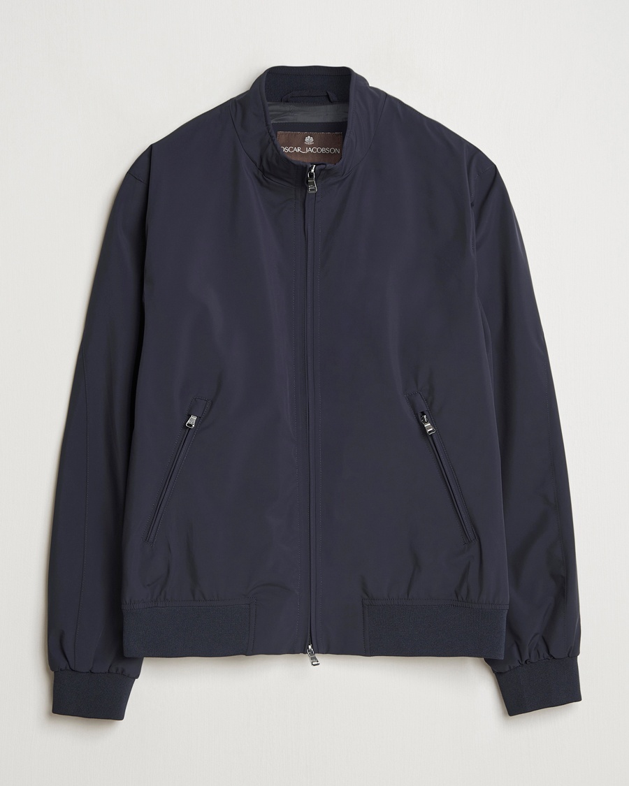 Oscar Jacobson Bomber Nylon Jacket Navy – Sininen