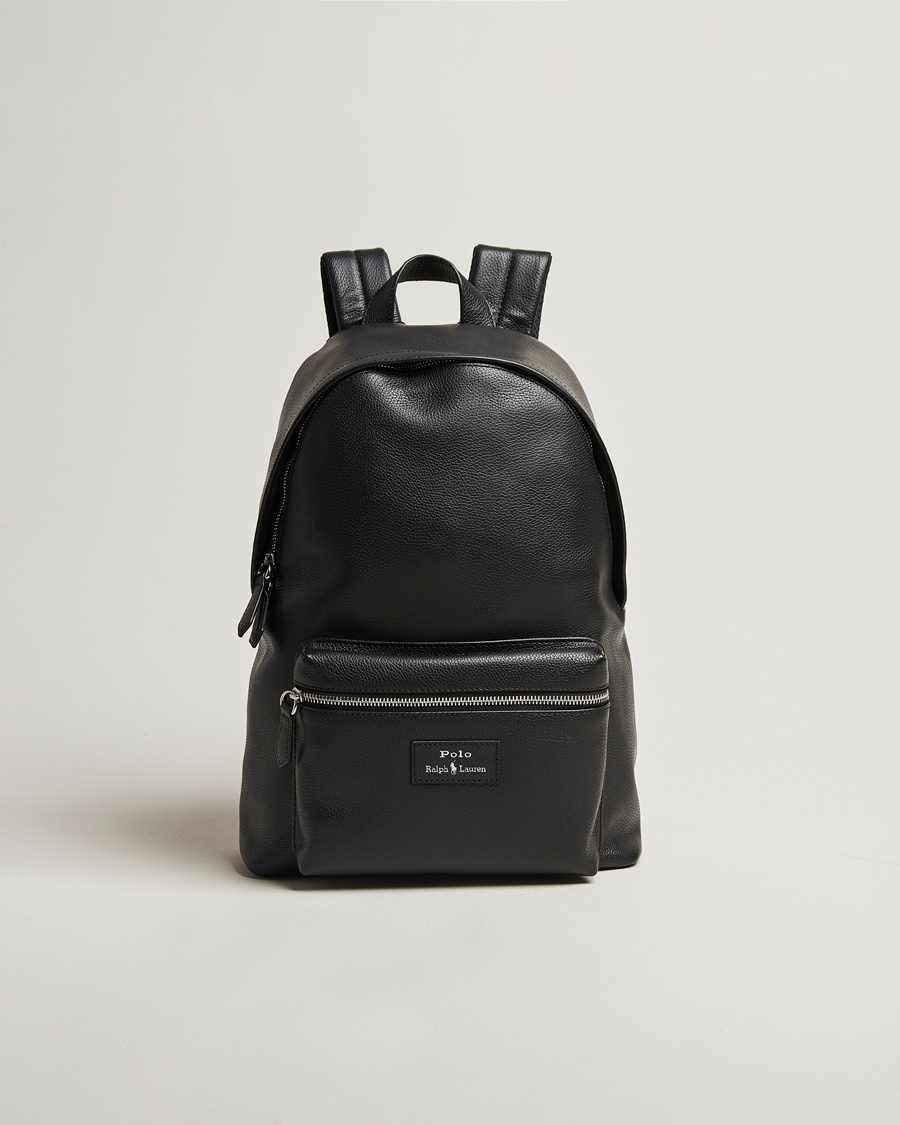 Polo Ralph Lauren Polo Ralph LaurenPebble Leather BackpackBlack – Musta