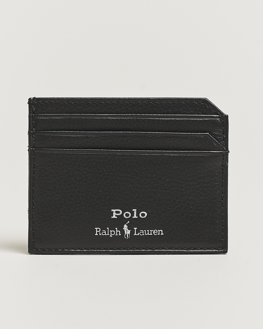 Polo Ralph Lauren Polo Ralph LaurenPebble Leather Card CaseBlack – Musta
