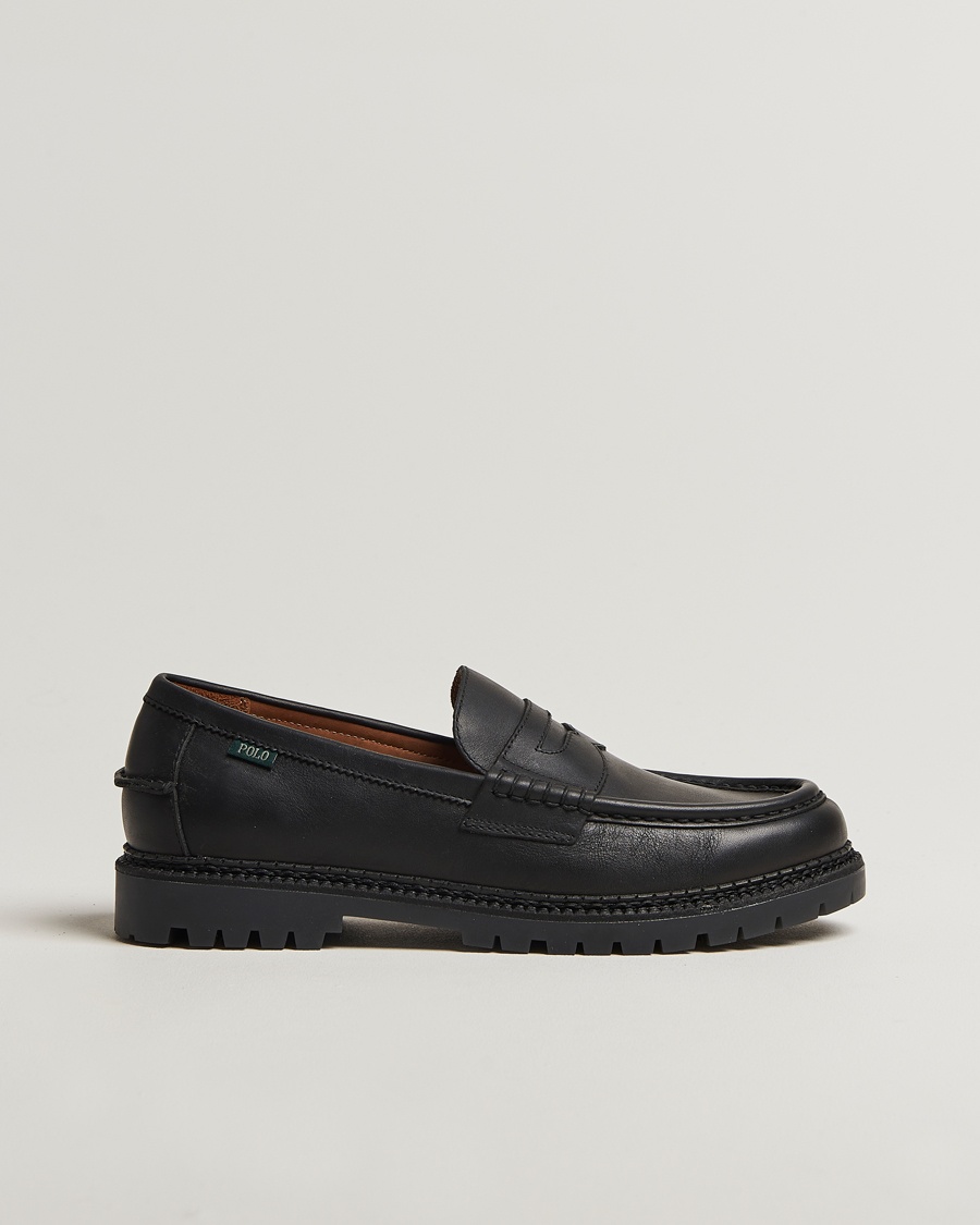 Polo Ralph Lauren Jett Penny Loafers Black Calf – Musta