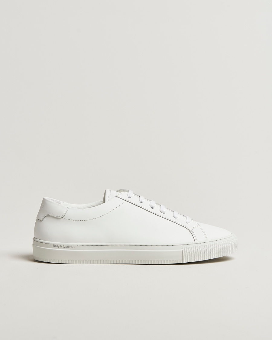 Polo Ralph Lauren Jermain Lux Leather Sneaker White – Valkoinen