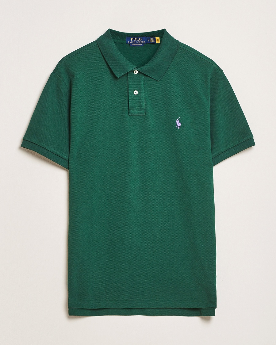Polo Ralph Lauren Custom Slim Fit Polo New Forest – Vihreä