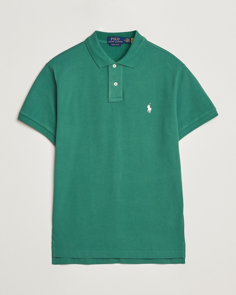 Polo Ralph Lauren Custom Slim Fit Polo Antique Green – Vihreä