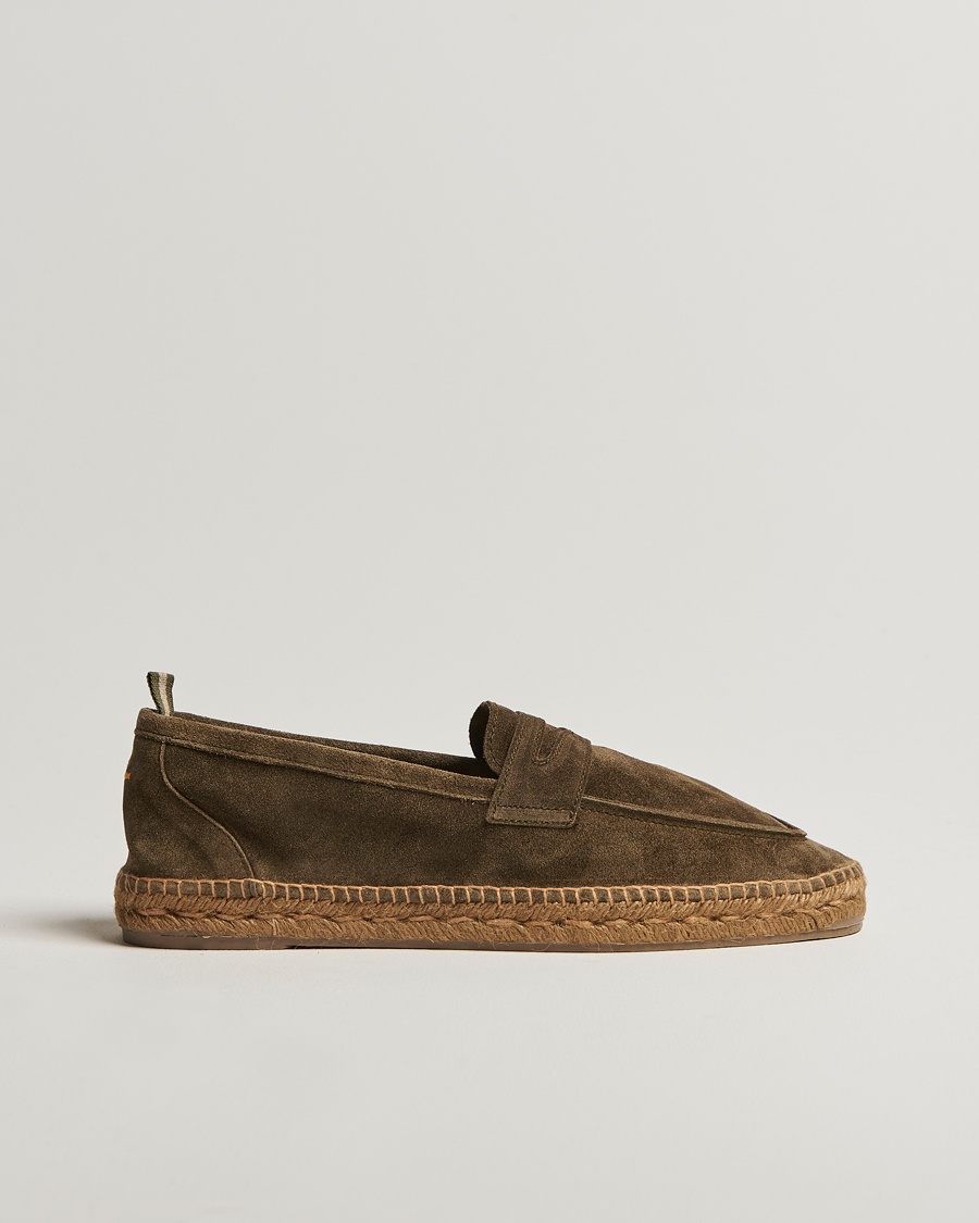 Castañer Nacho Casual Suede Loafers Verde Bosque – Vihreä
