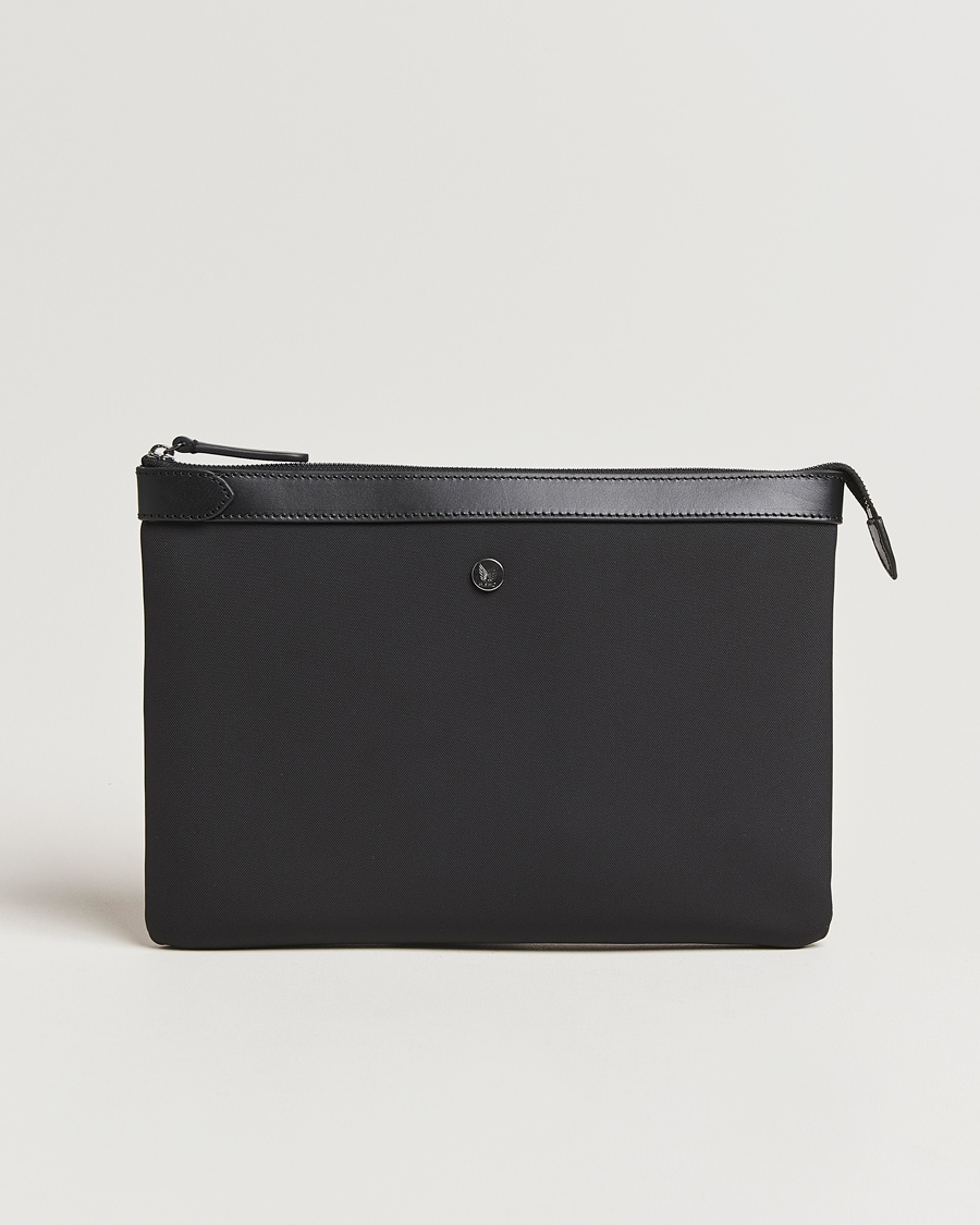 Mismo M/S Nylon Pouch Large Eclipse Black/Black – Musta