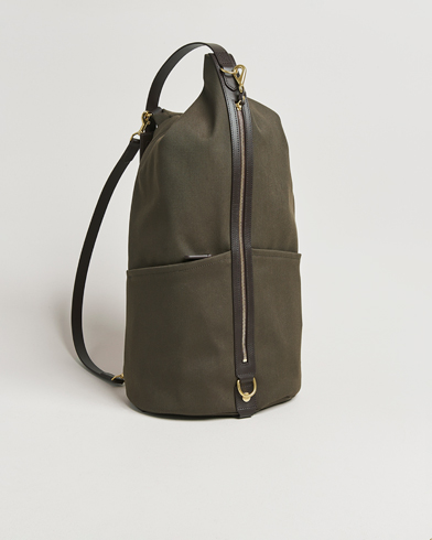 Mismo M/S Carpet Bag Army/Dark Brown – Vihreä