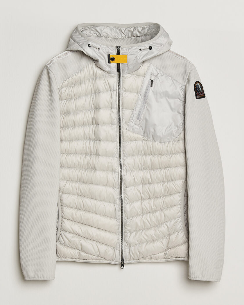 Parajumpers Nolan Mesh Hooded Hybrid Ghiaccio – Harmaa