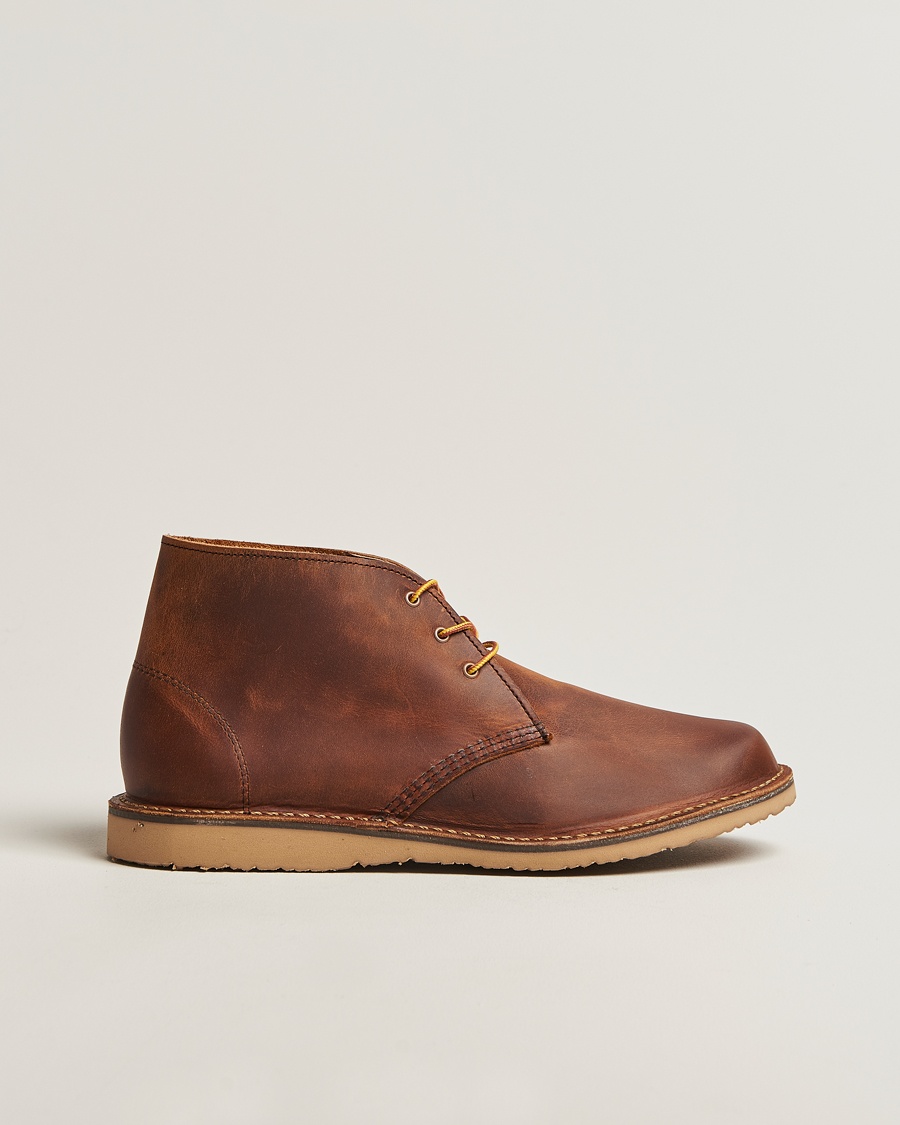 Red Wing Shoes Weekender Chukka Copper Rough/Though Leather – Ruskea