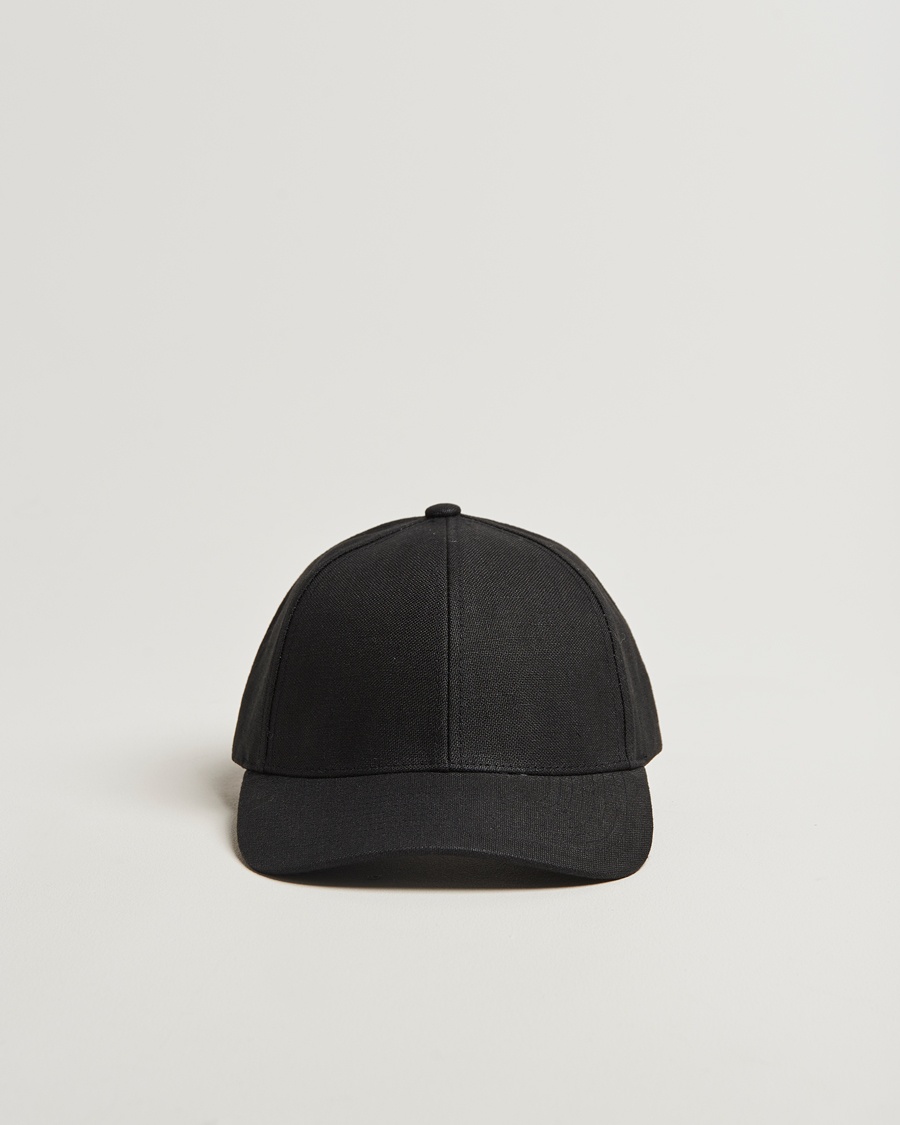 Varsity Headwear Linen Baseball Cap Licorice Black – Musta