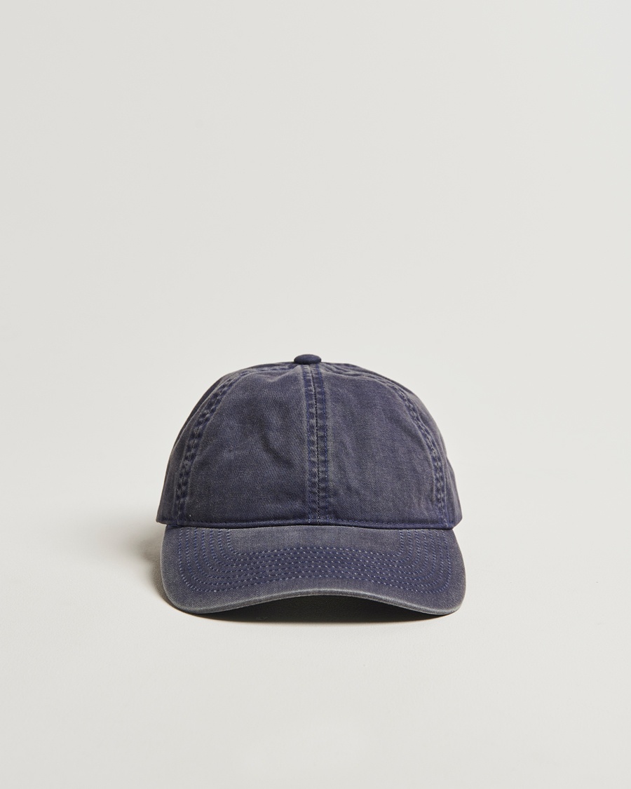 Varsity Headwear Washed Cotton Baseball Cap Navy – Sininen