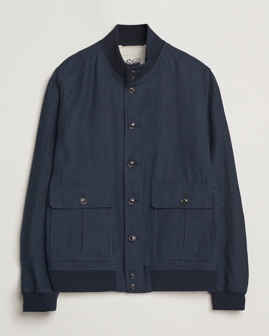 Valstar Valstarino Linen Jacket Navy – Sininen