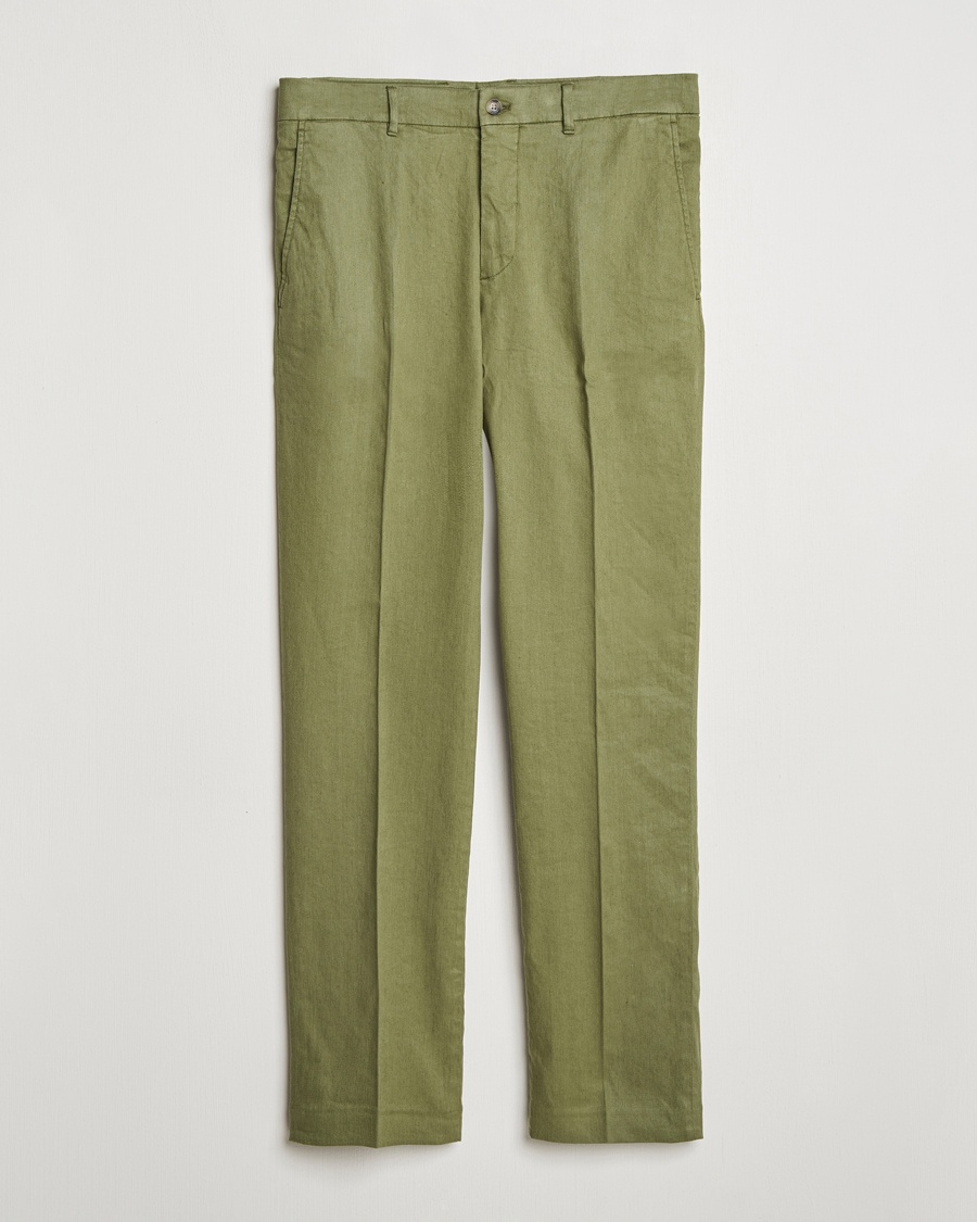 J.Lindeberg Lois Linen Stretch Pants Olivinie – Vihreä
