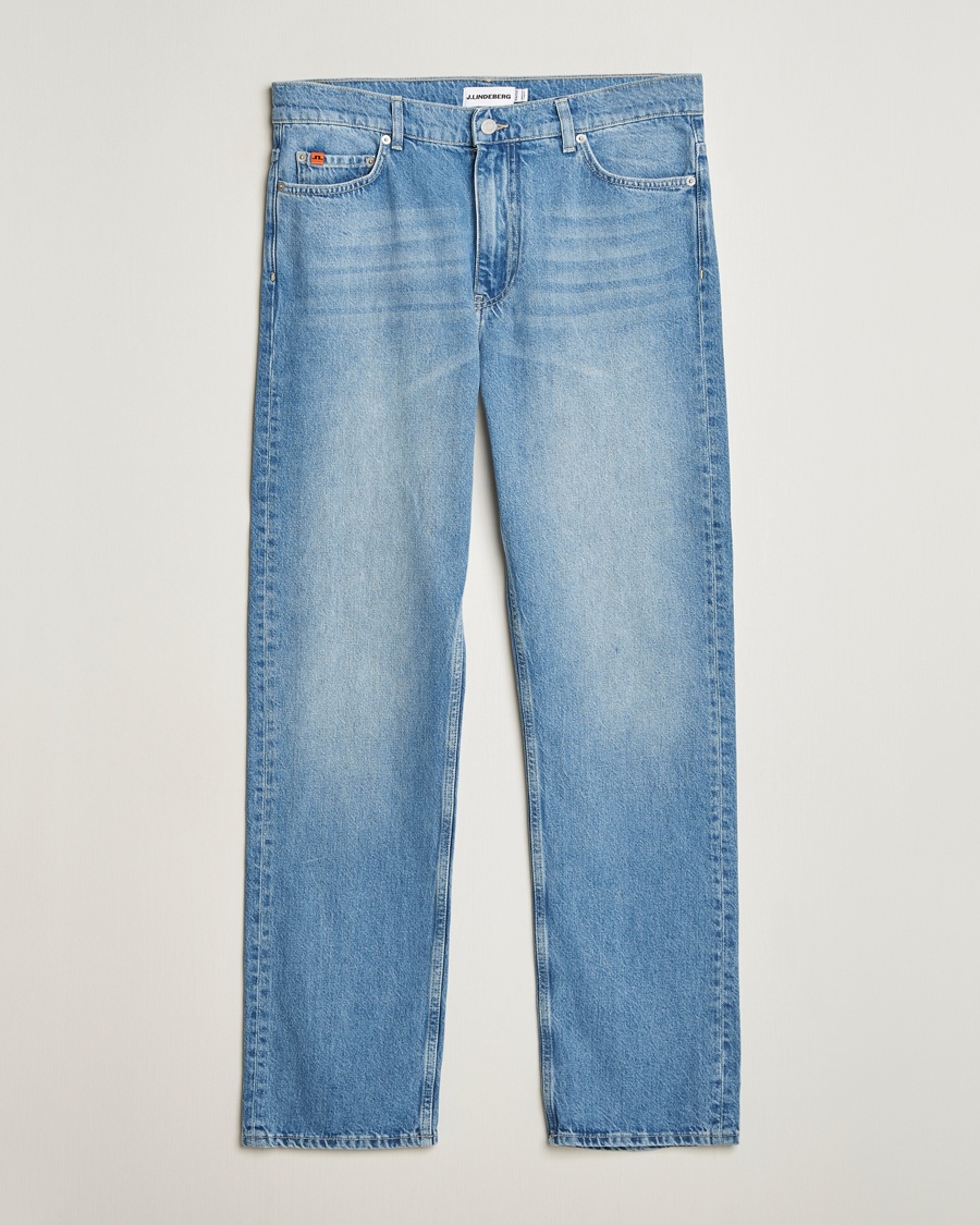 J.Lindeberg Cody Washed Reg Jeans Light Blue – Sininen