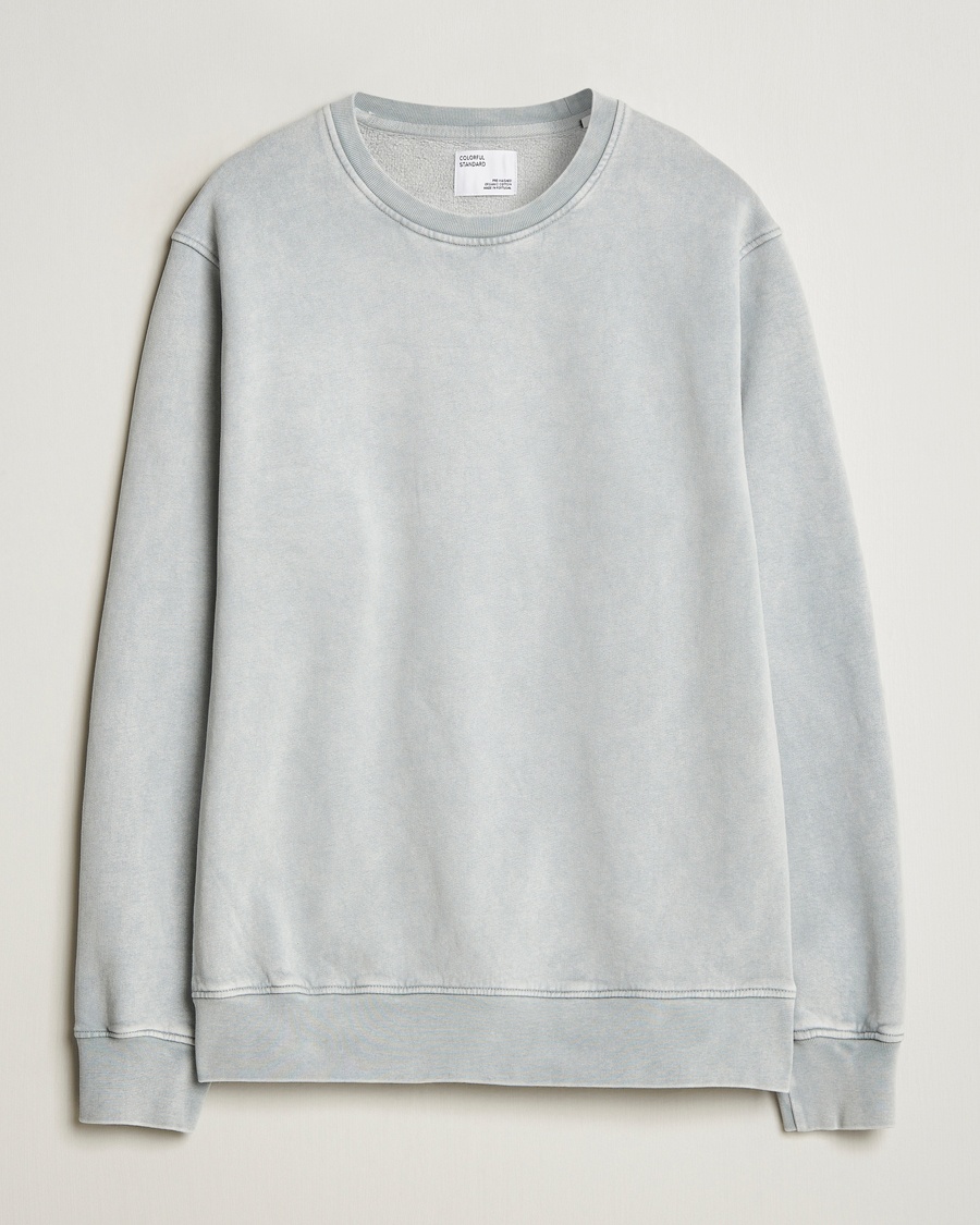 Colorful Standard Classic Organic Crew Neck Sweat Faded Grey – Harmaa