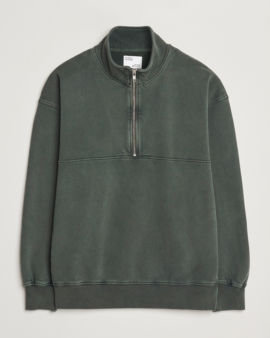 Colorful Standard Classic Organic Half-Zip Midnight Forest – Vihreä