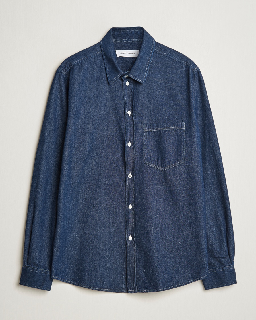 Samsøe Samsøe Ryan Chambray Shirt Salute Blue – Sininen