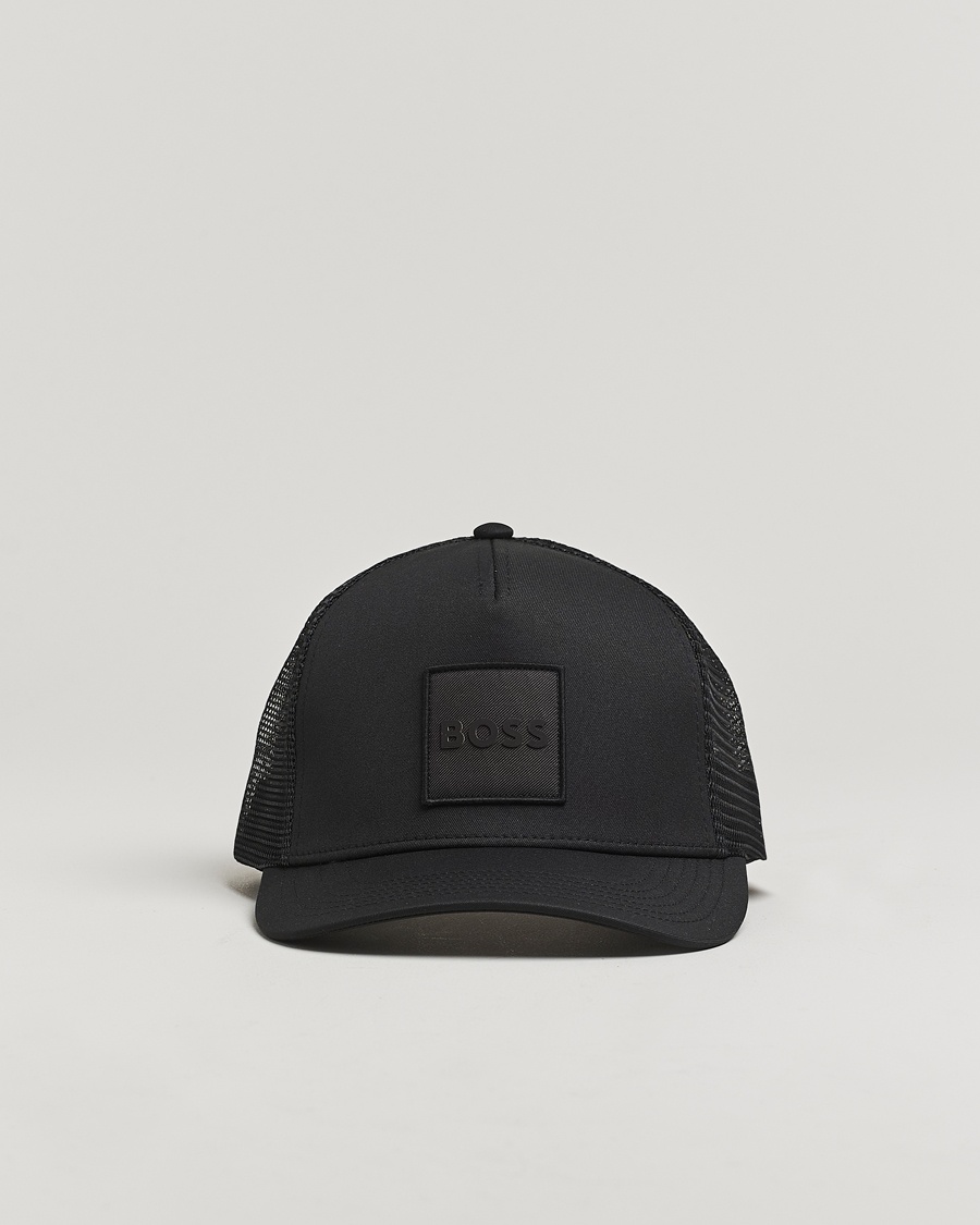 BOSS ORANGE Elliot Trucker Cap Black – Musta