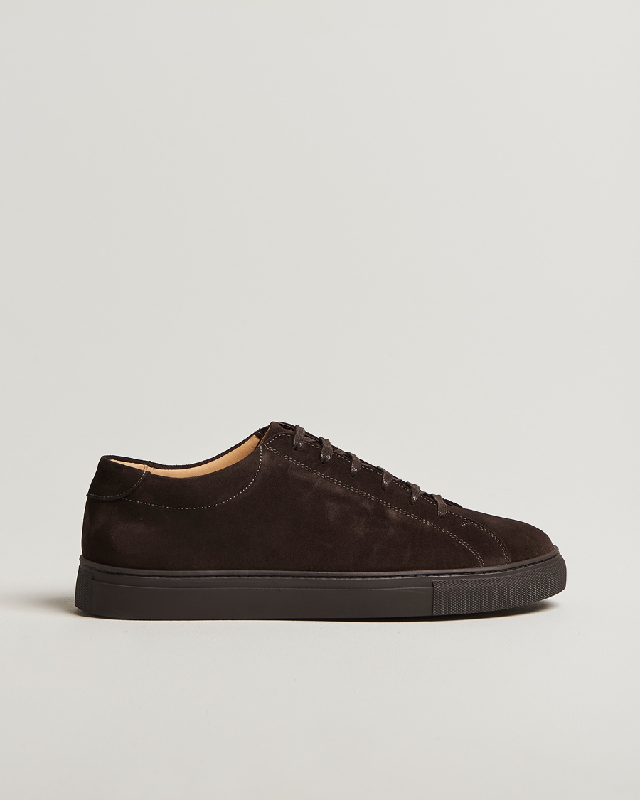 Myrqvist Oaxen Monochrome II Sneaker Dark Brown Suede – Ruskea