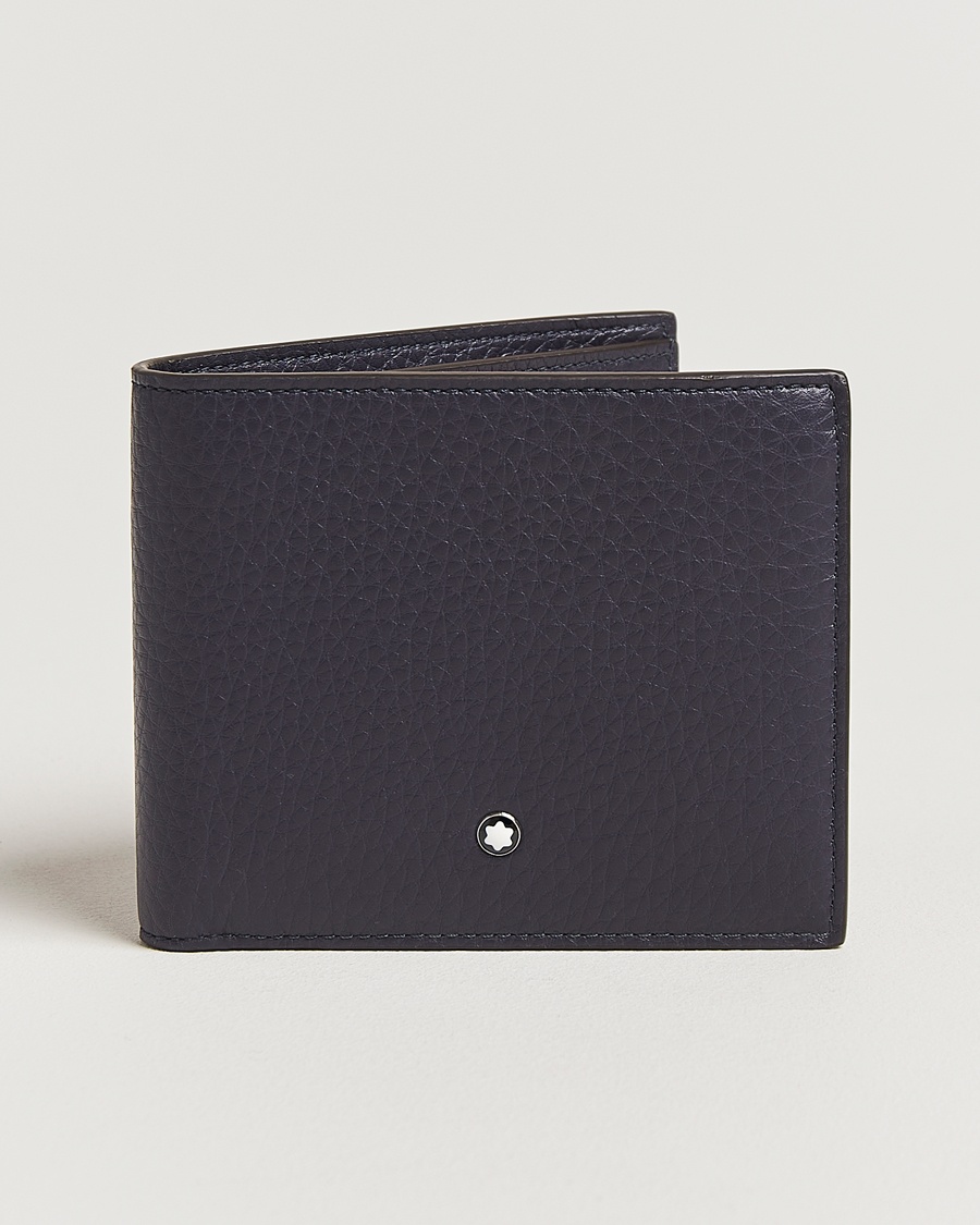 Montblanc Soft Grain Wallet 8cc Night Blue – Sininen