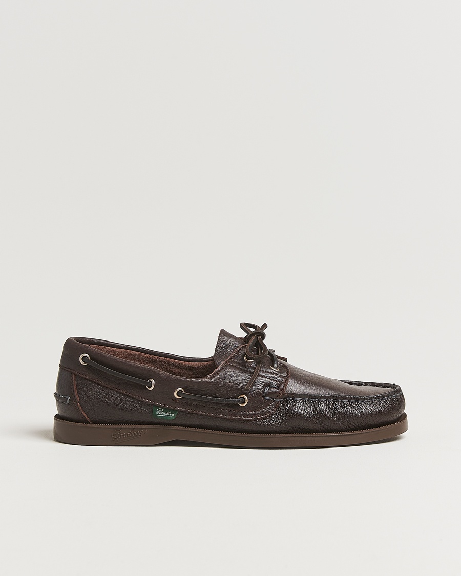 Paraboot Barth Boat Shoe Marron Deerskin – Ruskea