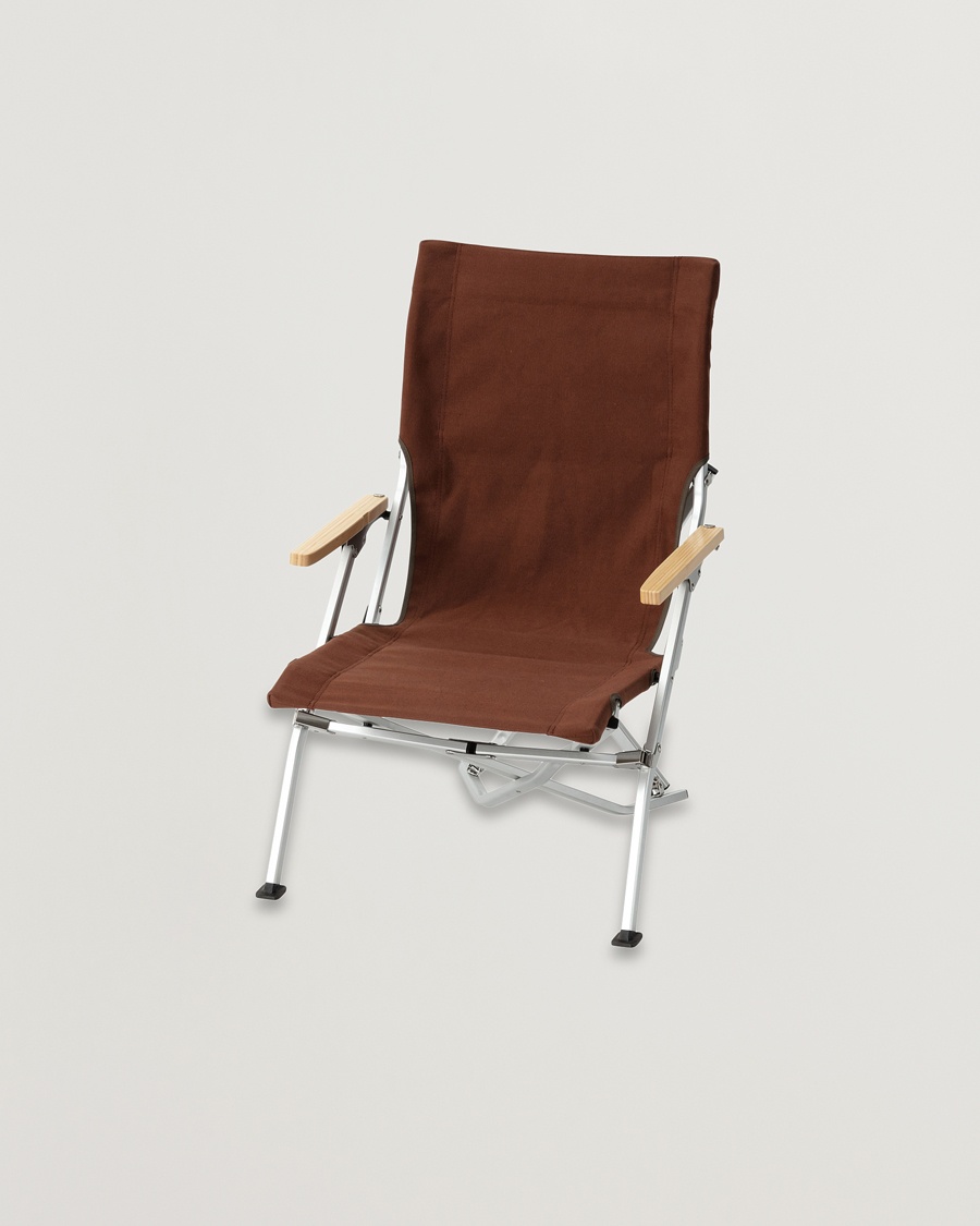 Snow Peak Low Beach Chair Brown – Ruskea