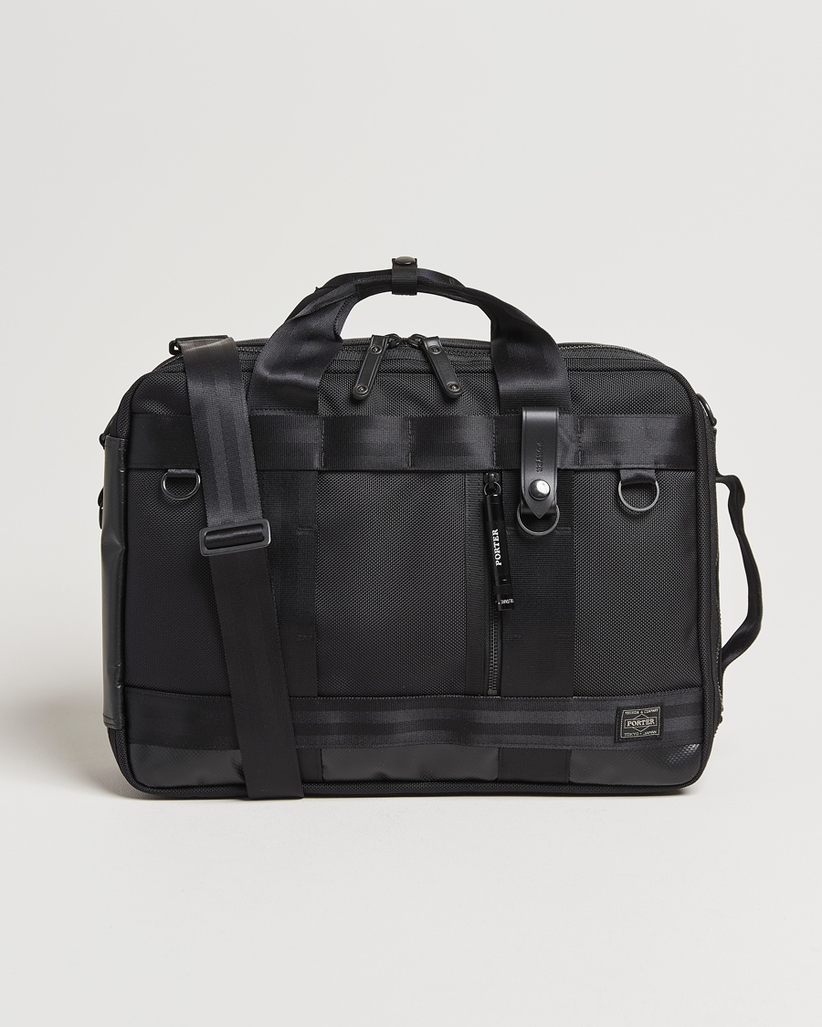Porter-Yoshida & Co. Heat 3Way Briefcase Black – Musta
