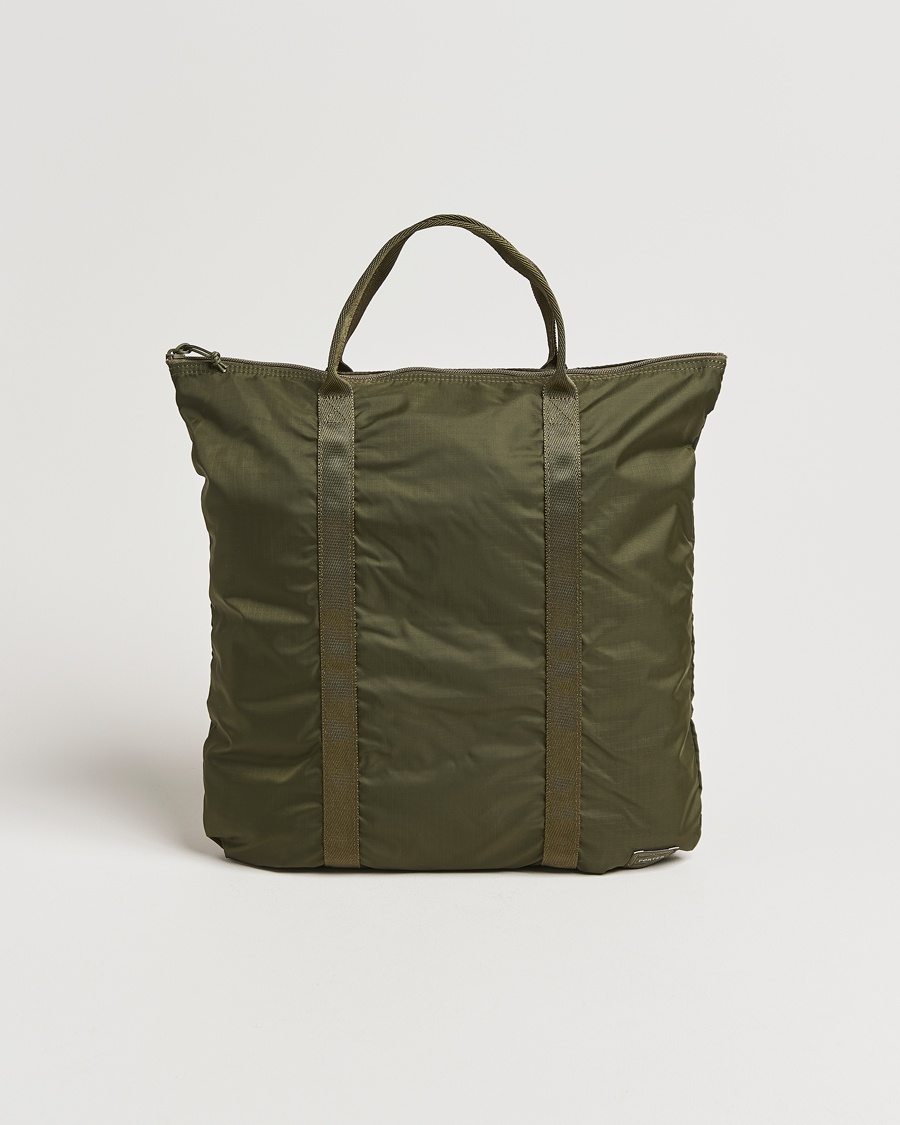 Porter-Yoshida & Co. Flex 2Way Tote Bag Olive Drab – Vihreä