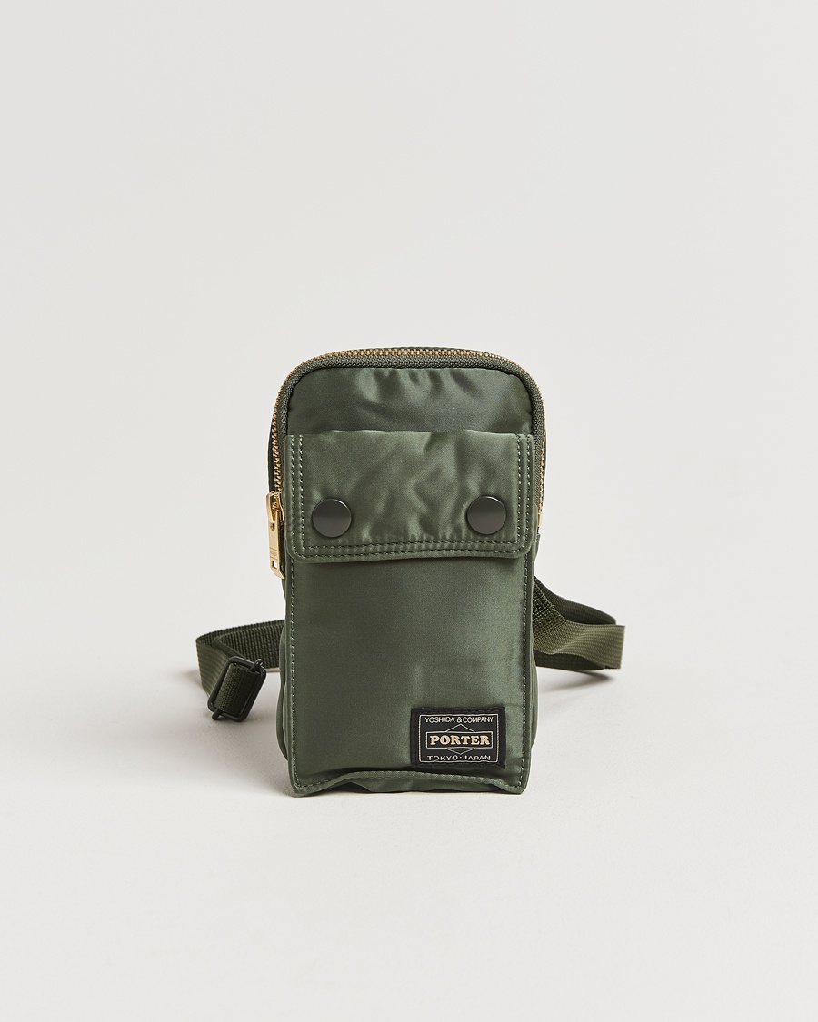 Porter-Yoshida & Co. Tanker Mobile Pouch Sage Green – Vihreä