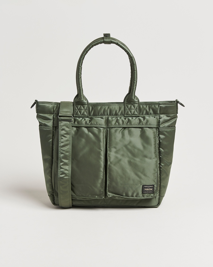 Porter-Yoshida & Co. Tanker Tote Bag Sage Green – Vihreä
