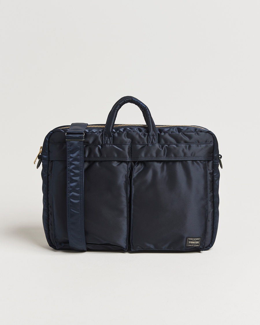 Porter-Yoshida & Co.Tanker 2Way Document BagNavy – Sininen