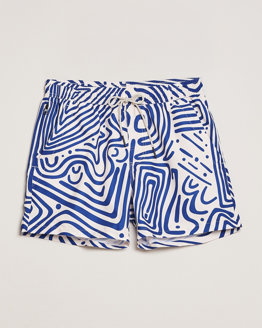 OAS Printed Swimshorts Eldovado – Sininen