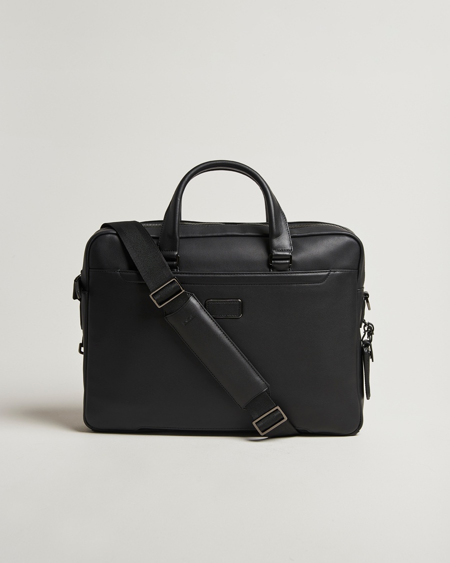 TUMI Harrison Avondale Top Zip Briefcase Black – Musta