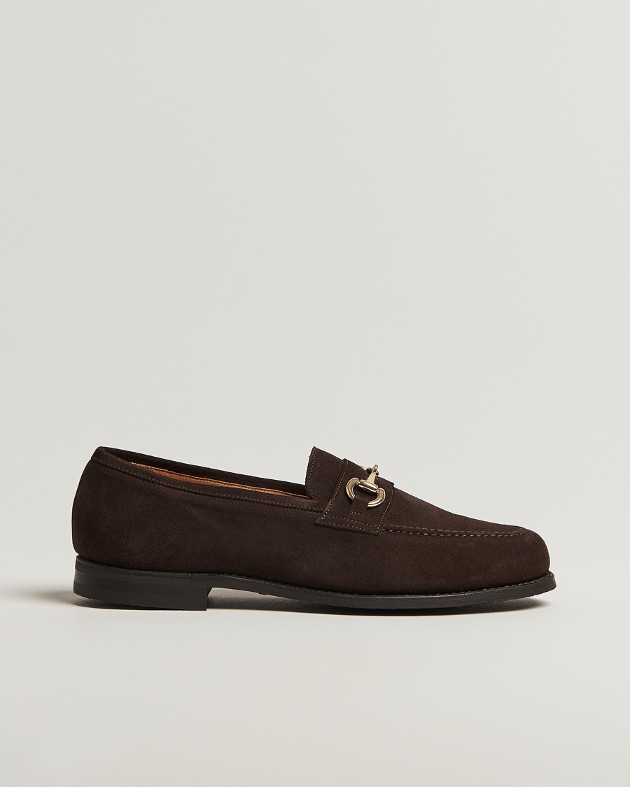 Myrqvist Karlberg Loafer Dark Brown Suede – Ruskea