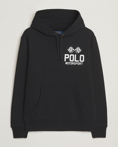 Polo Ralph Lauren RL Motorsport Hoodie Polo Black – Musta
