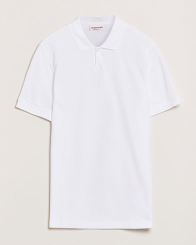 Orlebar Brown Bruno Organic Cotton Pique White – Valkoinen