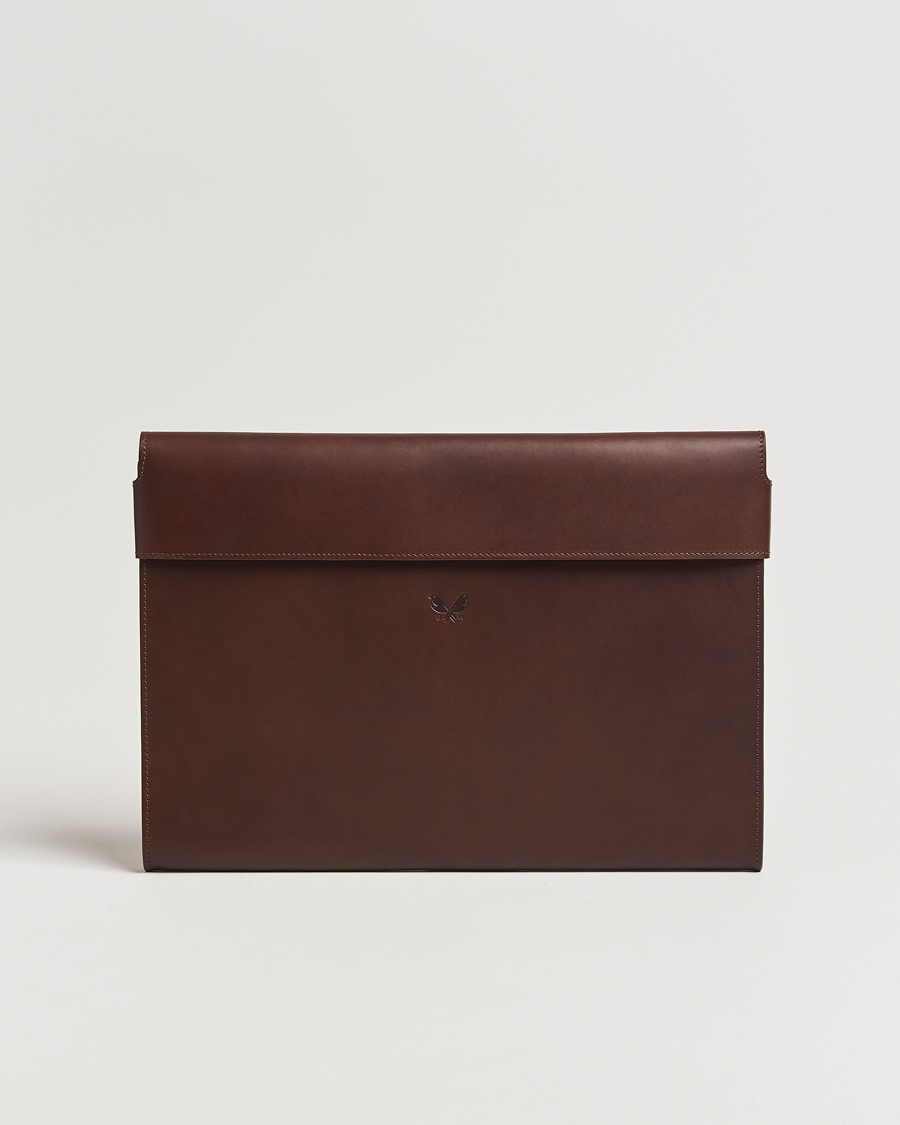 Bennett Winch Large Leather Folio Brown – Ruskea