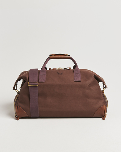 Bennett Winch Canvas Weekender Black Chocolate – Ruskea